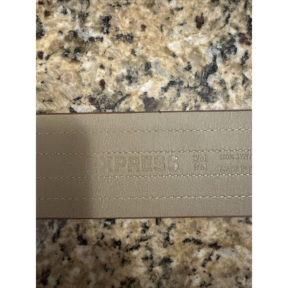 New Express Women’s Belt Brown Gold Color Buttons Size Small / Medium Y2K - Picture 8 of 10